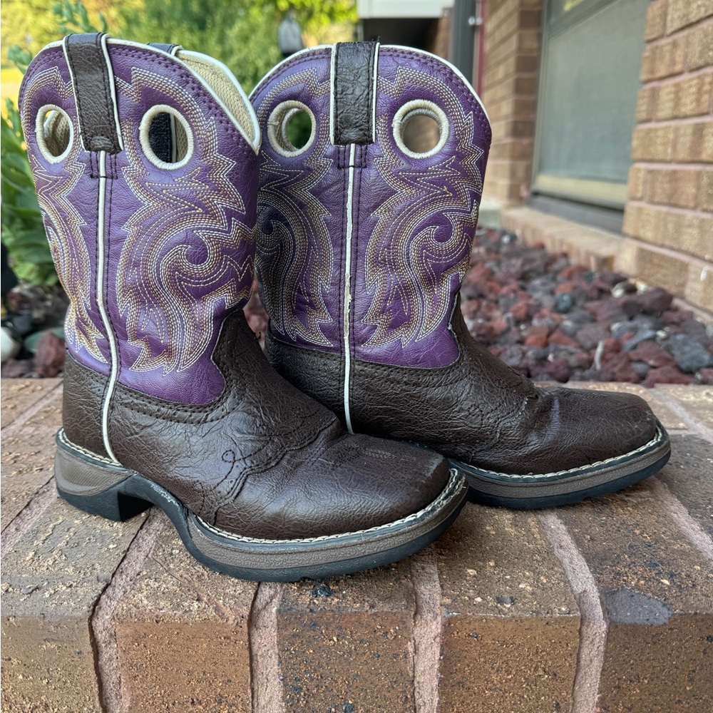 KIDS purple Durango boots size 13.5m